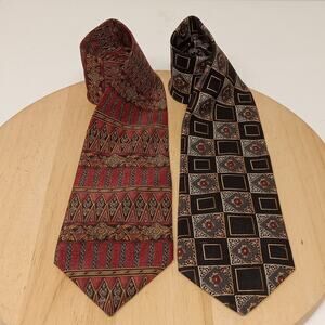 Set Of 2 Men's Ties Arden Cravats The Metropolitian Museum Of Art
